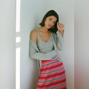 Anthropologie x Dolan Left Coast Dora Knit Midi Skirt - size S NWT